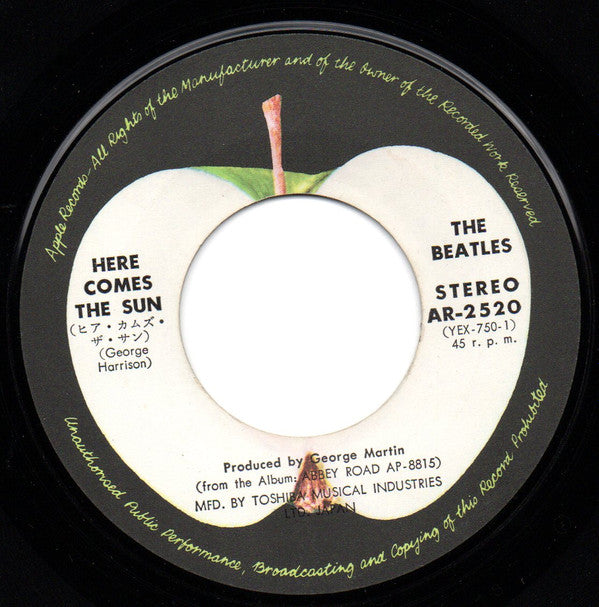 The Beatles - Oh Darling / Here Comes The Sun (7"", Single, RE, ¥50)