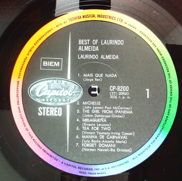 Laurindo Almeida - Best Of Laurindo Almeida (LP, Comp, Rub)