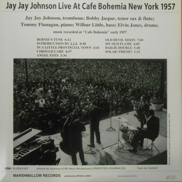 Jay Jay Johnson 5* - Live At Cafe Bohemia New York 1957 (LP, Ltd, Num)