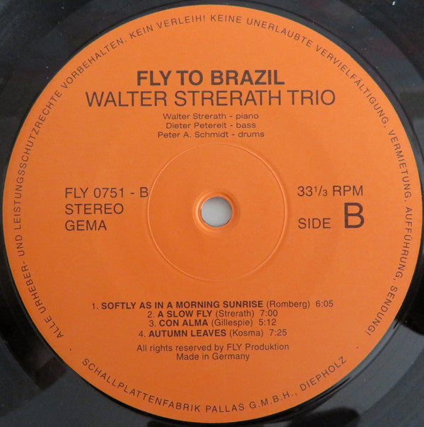 Walter Strerath Trio - Fly To Brazil (LP, Album, Ltd, RE)