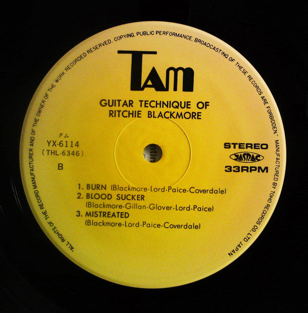 Guitar Technique Of Ritchie Blackmore - Guitar Technique Of Ritchie...