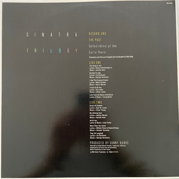 Frank Sinatra - Trilogy: Past, Present & Future (3xLP, Album, Los)