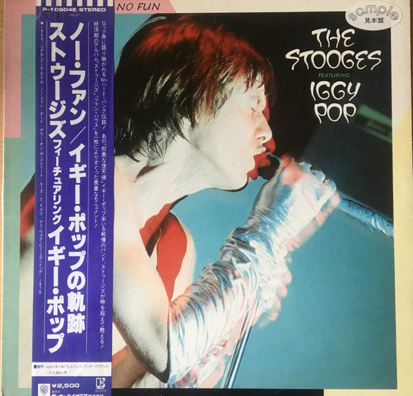 The Stooges Featuring Iggy Pop - No Fun (LP, Comp, Promo)