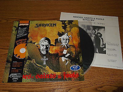 Saracen (2) - Heroes, Saints & Fools (LP, Album, Promo)