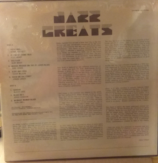Various - Jazz Greats Volume 1 (LP, Comp)