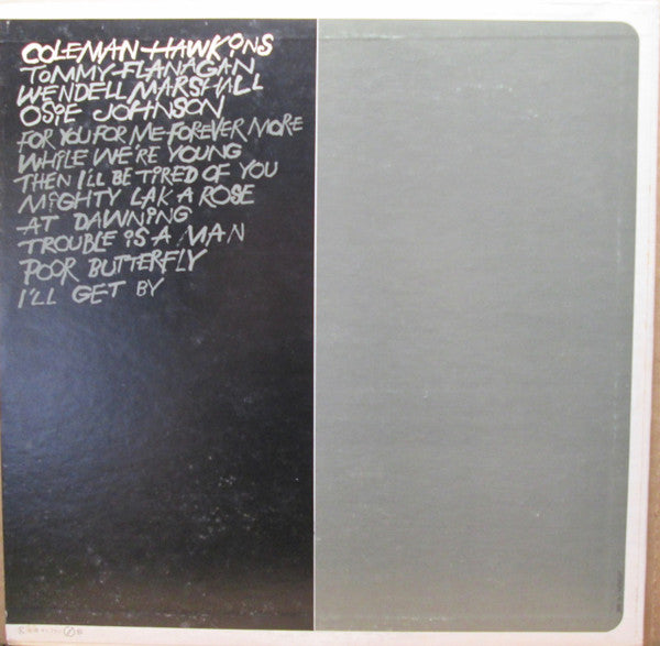 Coleman Hawkins - Hawk At Ease (LP, Album, Promo, RE)