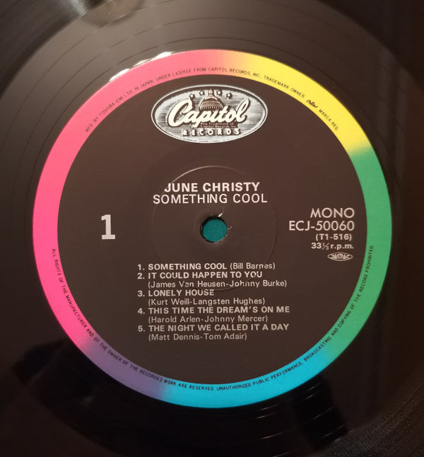 June Christy - Something Cool (LP, Album, Mono, RE)