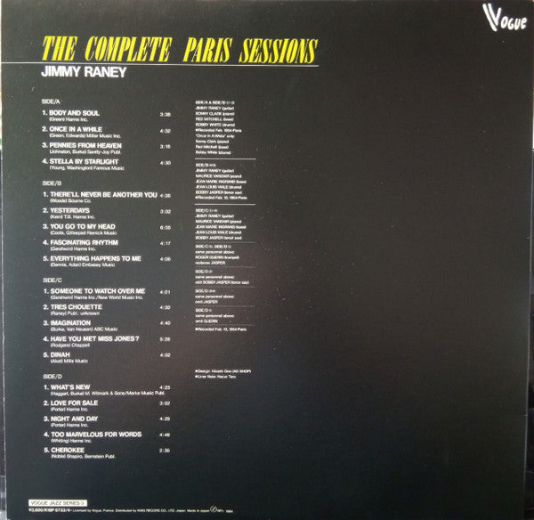 Jimmy Raney - The Complete Paris Sessions (2xLP, Album, Mono, Gat)