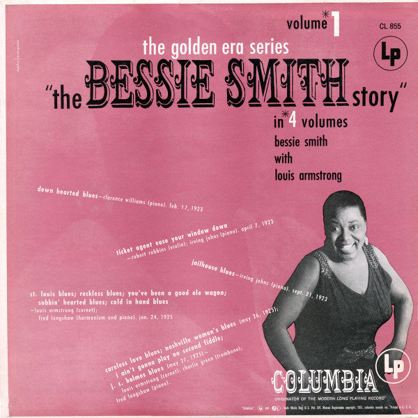 Bessie Smith - The Bessie Smith Story - Vol.1(LP, Comp, Mono, RE, R...