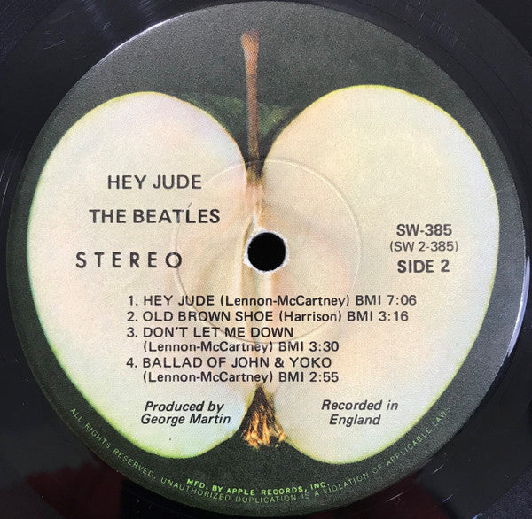 The Beatles - Hey Jude (LP, Comp, Win)