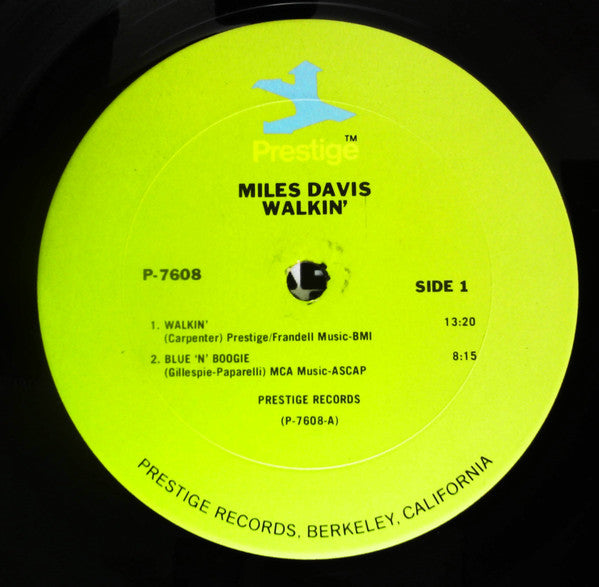 Miles Davis - Walkin' (LP, Album, RE, RM)