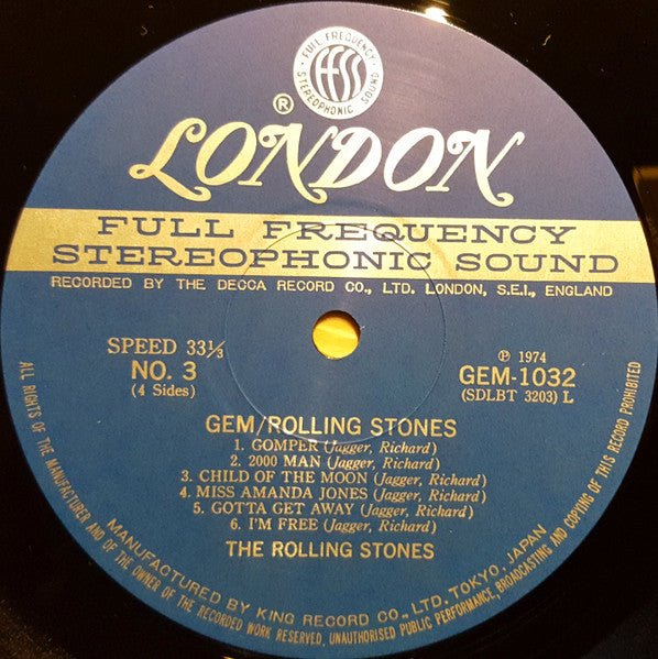 The Rolling Stones - Gem (2xLP, Comp)