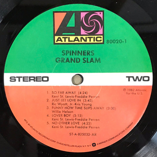 The Spinners* - Grand Slam (LP, Album, AR)