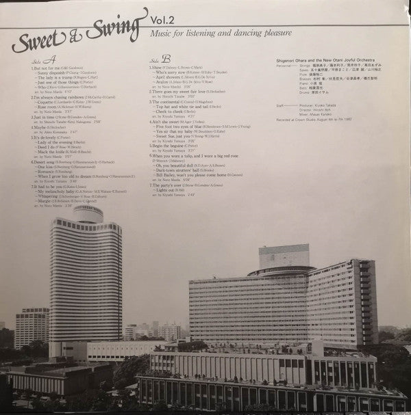 Shigenori Ohara - Sweet & Swing - Vol. 2 - Music For Listening And ...