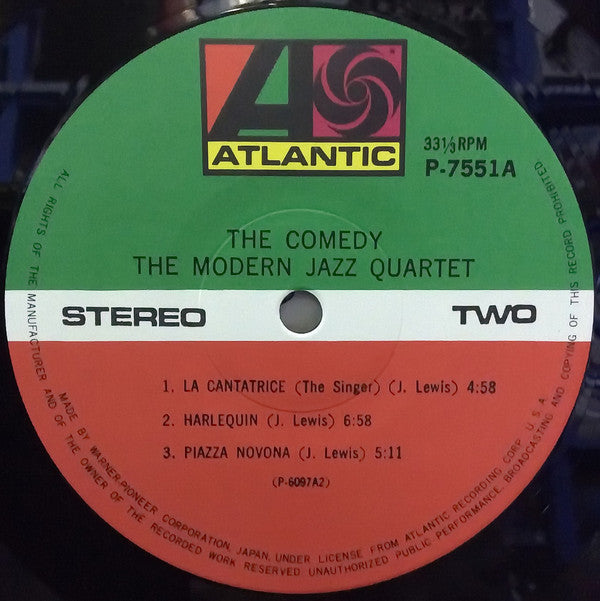 The Modern Jazz Quartet - The Comedy (LP, Album, RE)