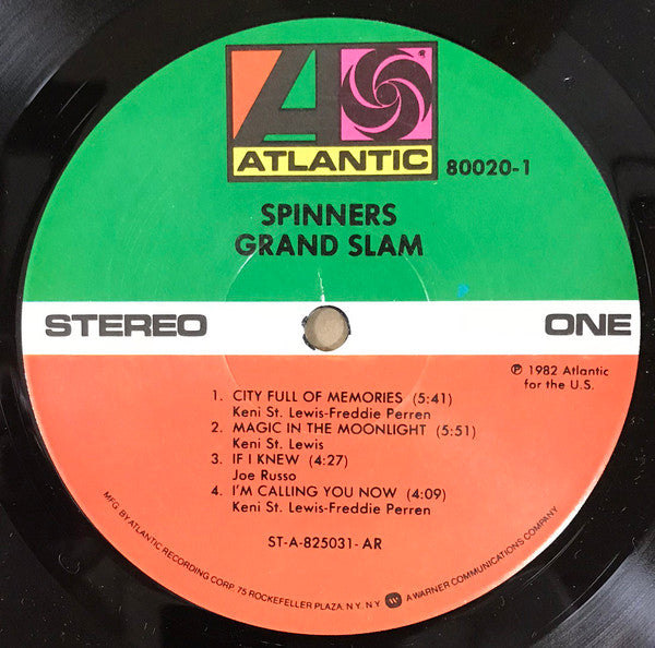 The Spinners* - Grand Slam (LP, Album, AR)