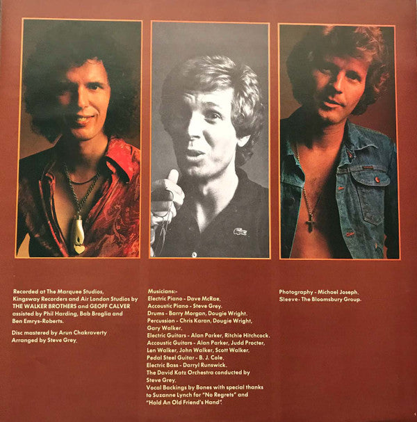 The Walker Brothers - No Regrets (LP, Album)