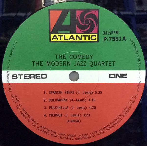 The Modern Jazz Quartet - The Comedy (LP, Album, RE)