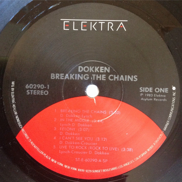 Dokken - Breaking The Chains (LP, Album, SP,)