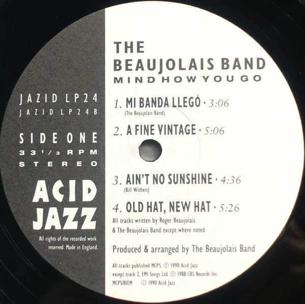 The Beaujolais Band - Mind How You Go (LP, Album)