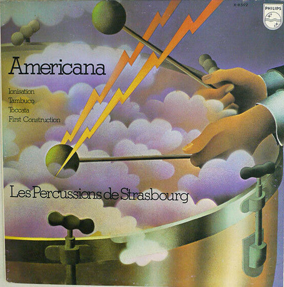 Les Percussions De Strasbourg - Americana (LP, Album, RE)