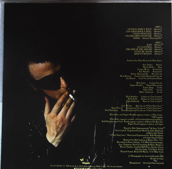 Ian Hunter - Short Back N' Sides (LP, Album)