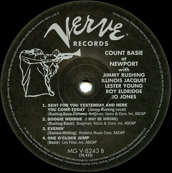 Count Basie - Count Basie At Newport (LP, Album, Mono, RE)