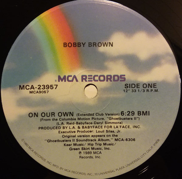 Bobby Brown - On Our Own (12"", Single, Hyb)