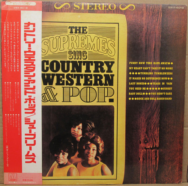 The Supremes - Sing Country Western & Pop (LP, Album)