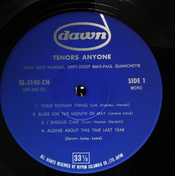 Stan Getz - Tenors Anyone?(LP, Comp, Mono)