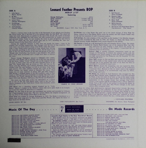 Leonard Feather - Leonard Feather Presents 52nd St.(LP, Album, Mono...
