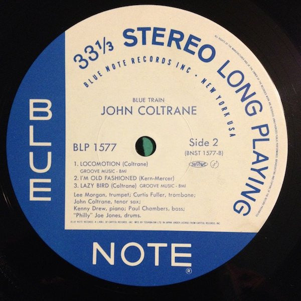 John Coltrane - Blue Train (LP, Album, RE)