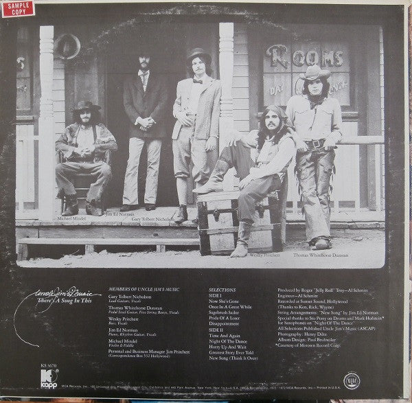 Uncle Jim's Music - There's A Song In This (LP, Album)
