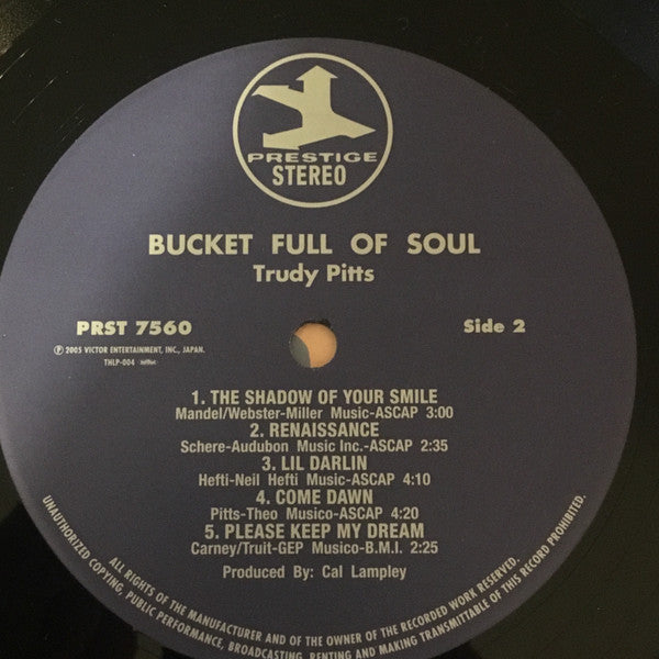 Trudy Pitts And Mr. C. (6) - A Bucketful Of Soul (LP, Album, RE)