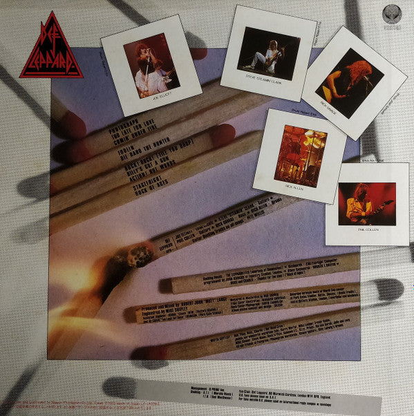 Def Leppard - Pyromania (LP, Album, Yel)