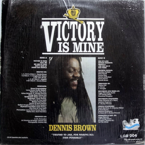 Dennis Brown - Victory Is Mine (LP, Album)