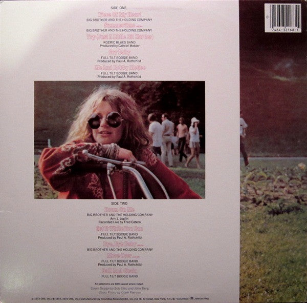 Janis Joplin - Janis Joplin's Greatest Hits (LP, Comp, RE, Car)