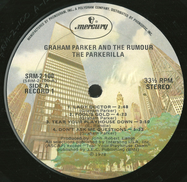 Graham Parker And The Rumour - The Parkerilla (2xLP, Album, Kee)