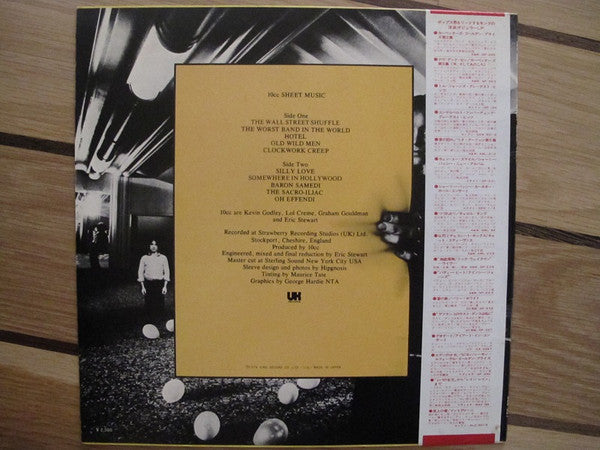 10cc - Sheet Music (LP, Album)