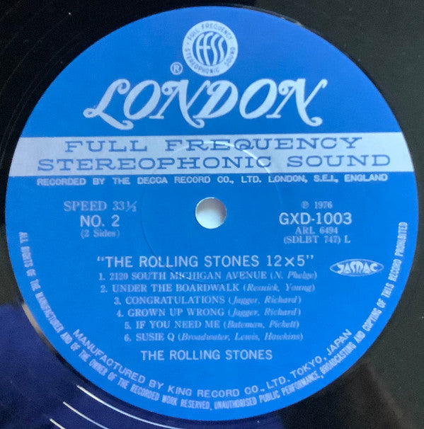 The Rolling Stones - 12 X 5 (LP, Album, RE)