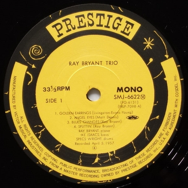 Ray Bryant Trio - Piano Piano Piano Piano... (LP, Album, Mono, RE)