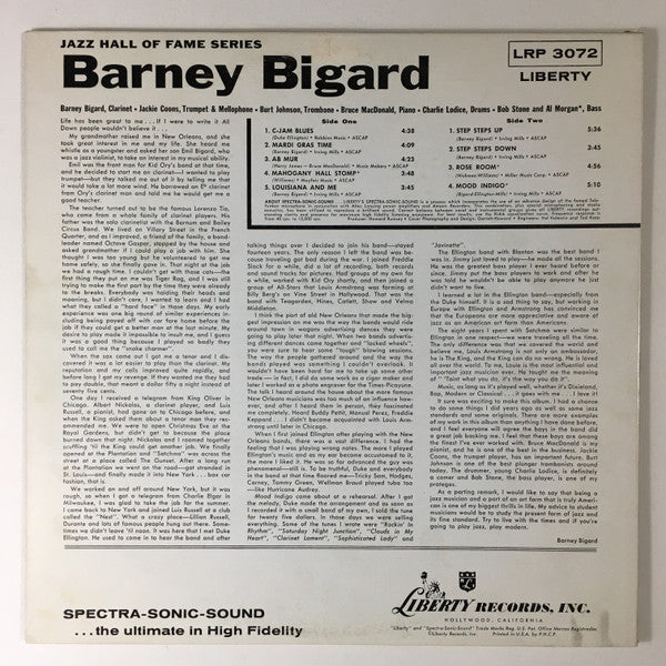 Barney Bigard - Barney Bigard (LP)