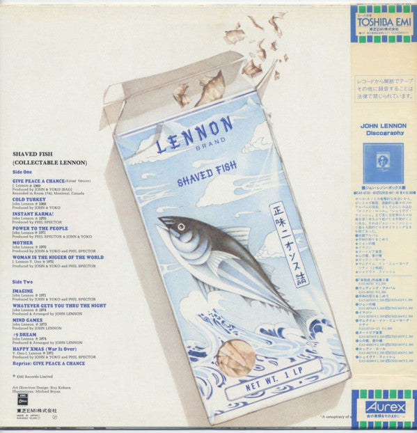 John Lennon, The Plastic Ono Band - Shaved Fish (LP, Comp, RE, Gre)