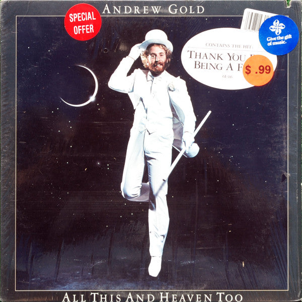 Andrew Gold - All This And Heaven Too (LP, Album, PRC)