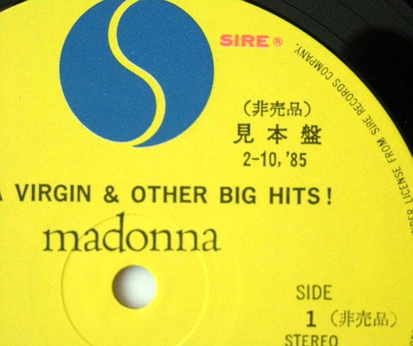 Madonna - Like A Virgin & Other Big Hits(12", MiniAlbum, Comp, Promo)