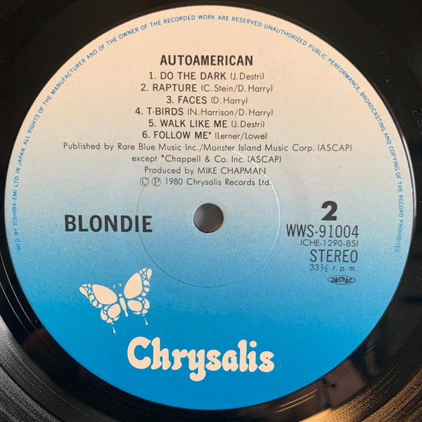 Blondie - AutoAmerican (LP, Album + 7"", Single, Ltd)