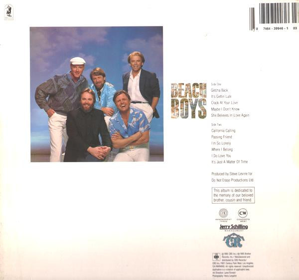 The Beach Boys - The Beach Boys (LP, Album, Pit)