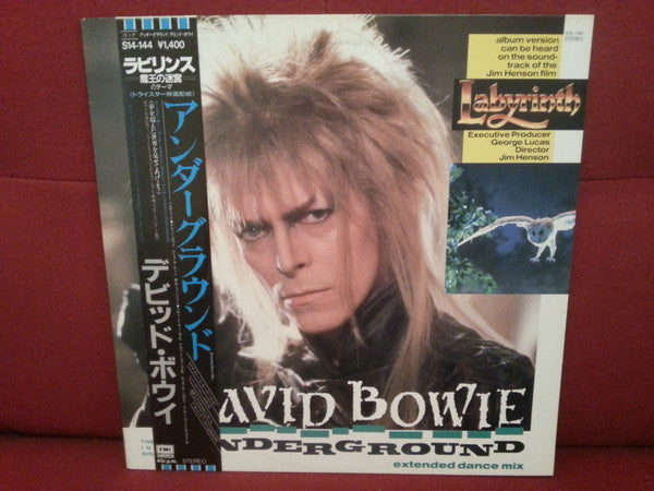 David Bowie - Underground (Extended Dance Mix) (12"", Single, Promo)