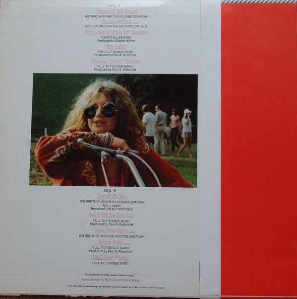 Janis Joplin - Janis Joplin's Greatest Hits (LP, Comp, RE)