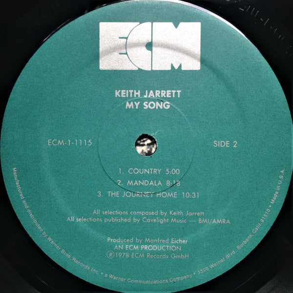 Keith Jarrett - My Song(LP, Album)